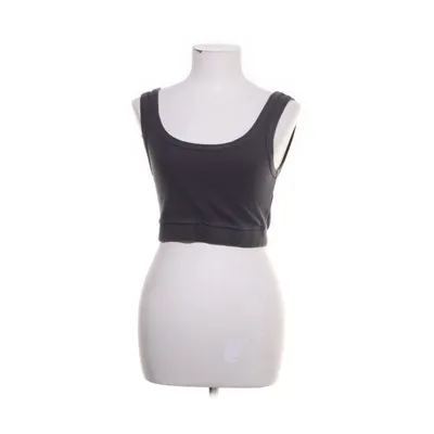 Crop top (Grå) från H&M Bomull, Elastan