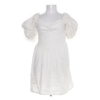 Klänning (Puff Sleeve Off Shoulder Mini Dress) från NA-KD Bomull, Elastan, Linne, Viskos