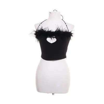 Halter neck top (Black) from The Kript Cotton, Elastane