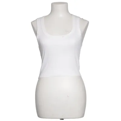 Tanktop (Wit) van Divided by H&M Katoen, Elastaan