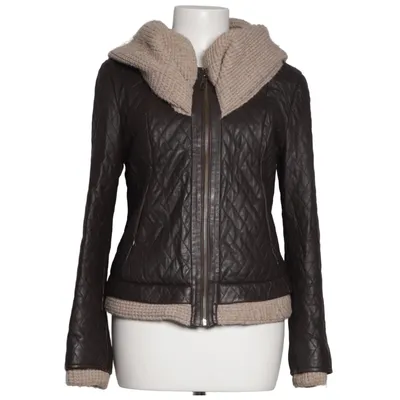 Leather jacket (Brown, Beige) from Caranni Leather