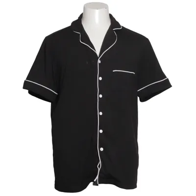 Pyjamasskjorta (Svart) från Shein Polyester