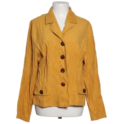 Blazer (Yellow) from Shann by Pola Polyester, Viscose