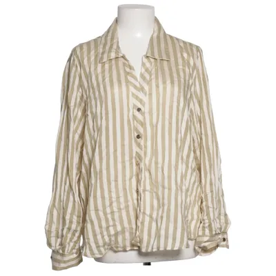 Blus (Vit, Grön) från Zara Lyocell, Polyamid