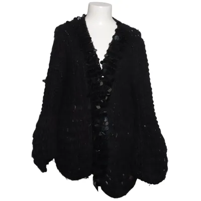 Cardigan (Sort) fra DS Shoes by DinSko Akryl, Mohair, Polyamid, Uld
