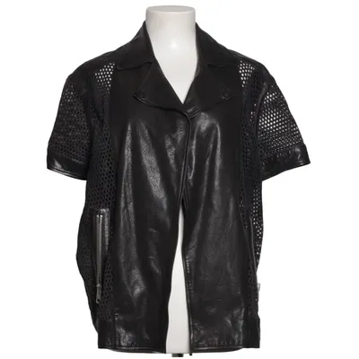Læderblazer (Sort) fra Allsaints Læder