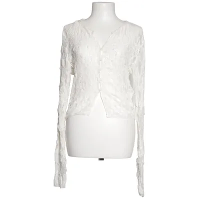 Blus (Vit) från Pull & Bear Bomull, Elastan, Polyamid