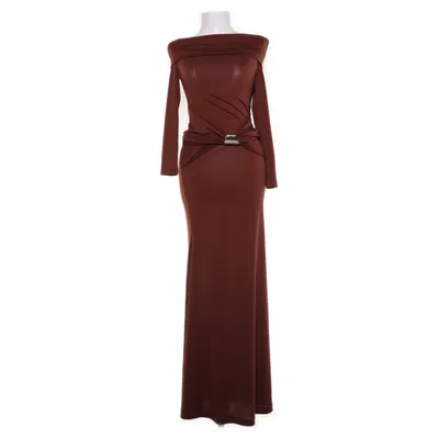 Aftonklänning (Brun) från Nora Polyester, Elastan
