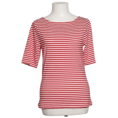 T-shirt (Rood, Wit) van Zero Katoen, Elastaan, Modal