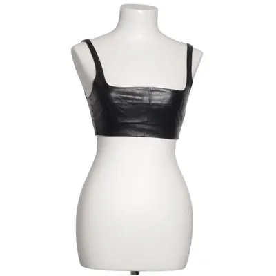 Crop Top (CAPSULE) von H&M Studio Leder, Viskose