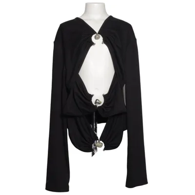 Crop top (Svart) från Christopher Esber Elastan, Polyester