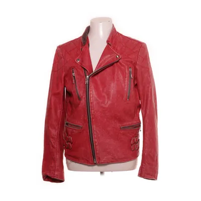 Bikerjakke (Rød) fra Jofama Læder, Polyester