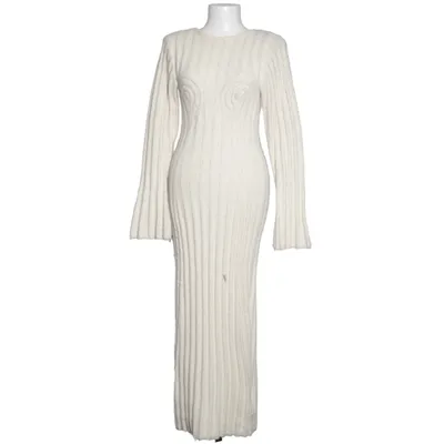 Långklänning (Vit) från Adoore Elastan, Polyamid, Återvunnen polyester, Ull