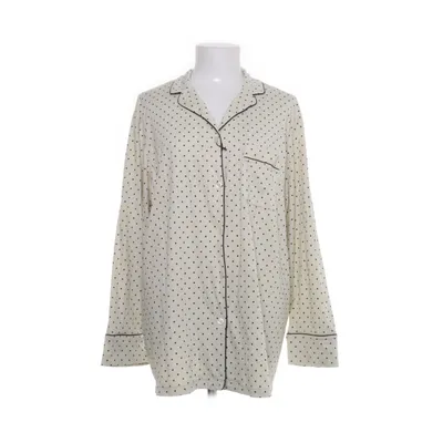 Pyjamasskjorta (Beige) från AIRism Bomull, Återvunnen polyester