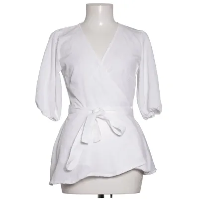 Wrap blouse (White) from VRS Polyester