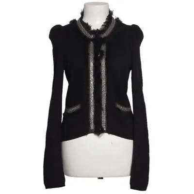 Cardigan (Sort) fra Stella Nova Bomuld, Uld