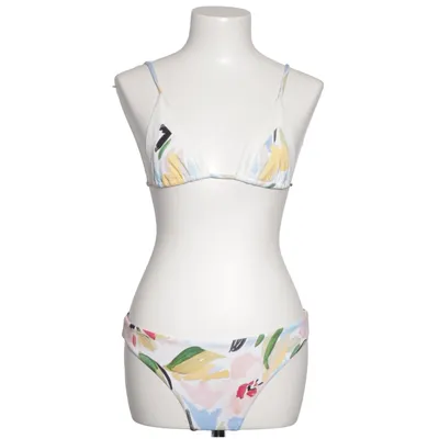 Bikini (White, Multicolored) from Zulu & Zephyr Elastane, Nylon