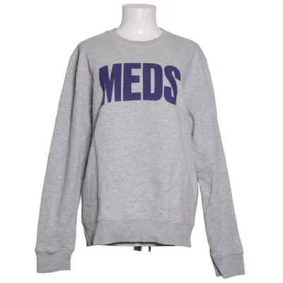 Collegetröja (Grå, Blå) från Meds Bomull, Polyester