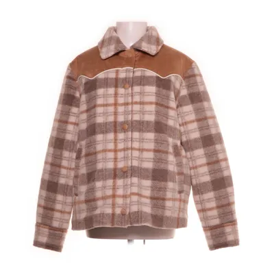 Jakke (Beige, Flerfarvet) fra Mother Polyester, Imiteret ruskind, Elastan