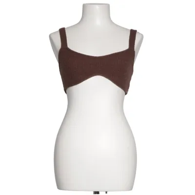 Crop top (Brun) från Camila Coelho Akryl, Elastan, Polyamid, Ull