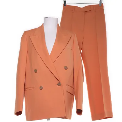 Jakkesæt (Orange) fra Acne Studios Polyester, Uld, Viscose, Bomuld, Acetat