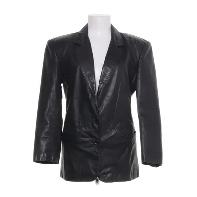 Leather blazer (Black) from Winlit