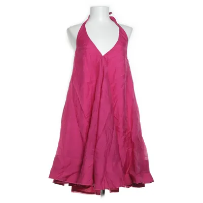 Halterneck-kjole (Pink) fra H&M Trend Lyocell, Polyester, Viscose