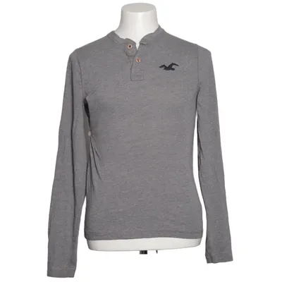 Henley T-shirt (Grå) fra Hollister Bomuld, Polyester