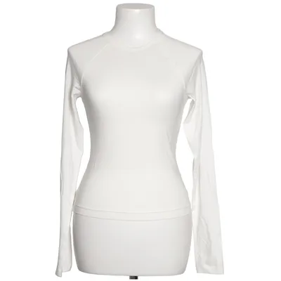 Långärmad t-shirt (Vit) från Weekday Elastan, Lyocell