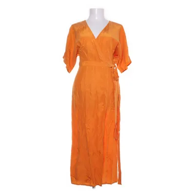 Slå-om-kjole (Orange) fra Gestuz Cupro, Lyocell