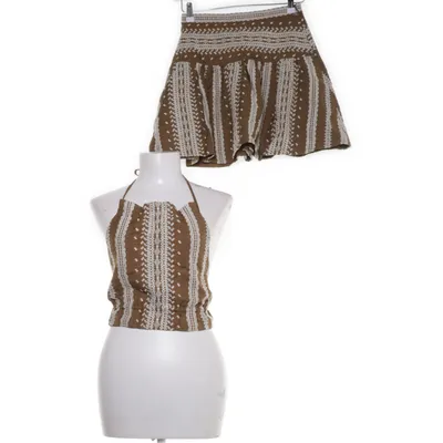 Set (Brown, Multicolored) from Shona Joy Cotton, Linen, Viscose