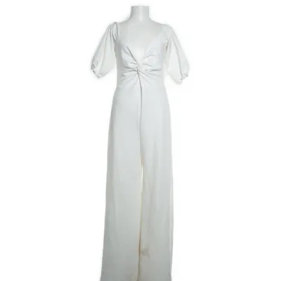 Byxdress (Vit) från NLY Trend Elastan, Polyester