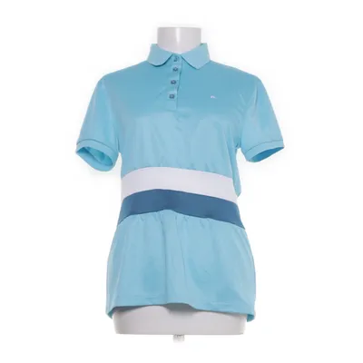 Poloshirt (Blauw, Wit) van J.Lindeberg Polyester