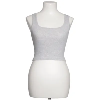 Crop top (Grå) från Skims Bomull, Elastan