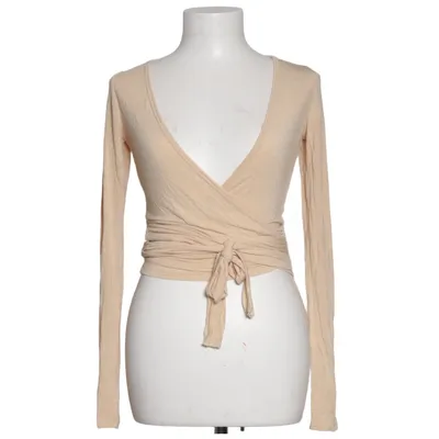 Wrap top (Beige) from Exercere Acrylic, Elastane, Viscose