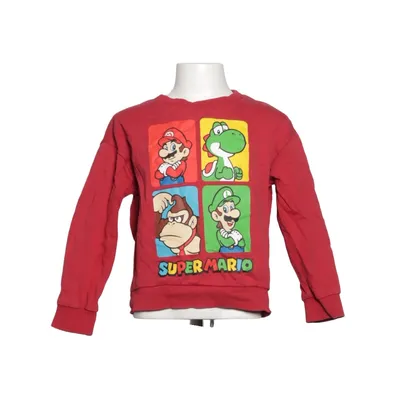 Collegetröja (Röd, Flerfärgad) från Super Mario Bomull