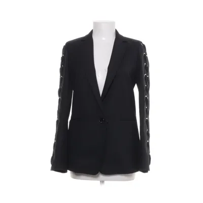 Blazer (Black) from Sandro Paris Cotton, Polyester, Wool, Viscose