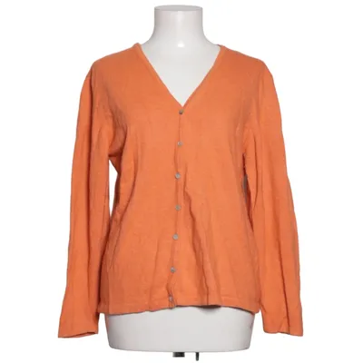 Cardigan (Orange) from Cashmere e Seta Angora, Cashmere, Polyamide, Silk, Viscose, Wool