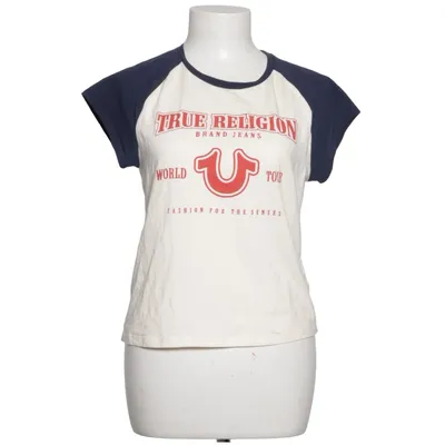 T-shirt (Weiß, Blau, Rot) von True Religion Baumwolle, Elasthan