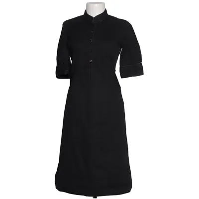 Shirt dress (Black) from Ganni Cotton, Elastane