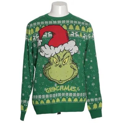 Jultröja (Grön, Flerfärgad) från The Grinch Bomull, Polyester