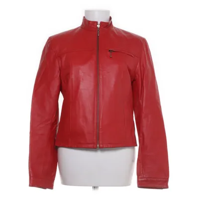 Leather jacket (Red) from Wild Cats Polyester, Leather