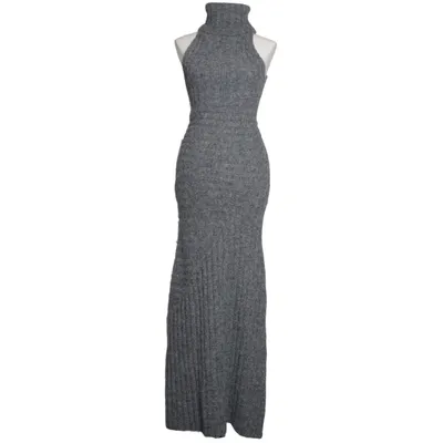 Poloklänning (Grå) från Adoore Elastan, Polyamid, Återvunnen polyester, Ull