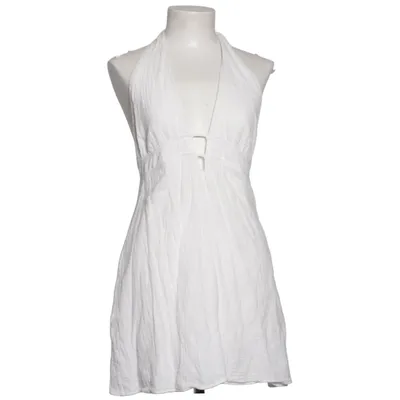 Halternek jurk (Wit) van Bershka Viscose