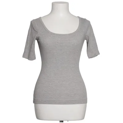 T-shirt (Grå) från H&M Basic Bomull, Viskos, Elastan