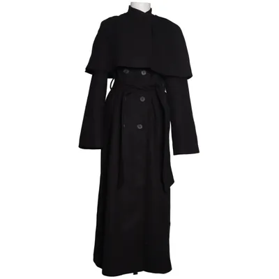 Kappa (Cape Detail Wool Blend Coat) från NA-KD Polyester, Ull