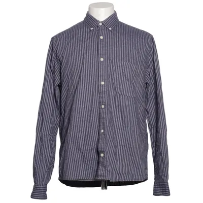 Businesshemd (Blau, Weiß) von YMC Baumwolle, Leinen, Polyester
