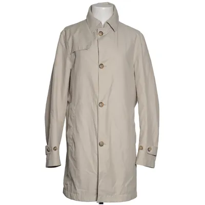 Frakke (Beige) fra Massimo Dutti Bomuld, Polyamid
