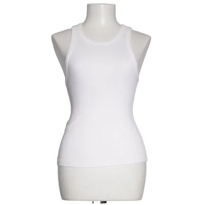 Tank Top (White) from Mango Cotton, Elastane, Lyocell