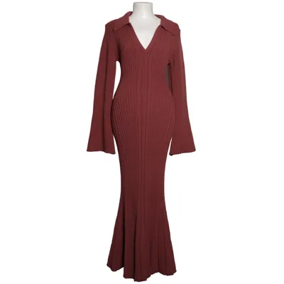 Långklänning (Brun) från Adoore Bomull, Polyester